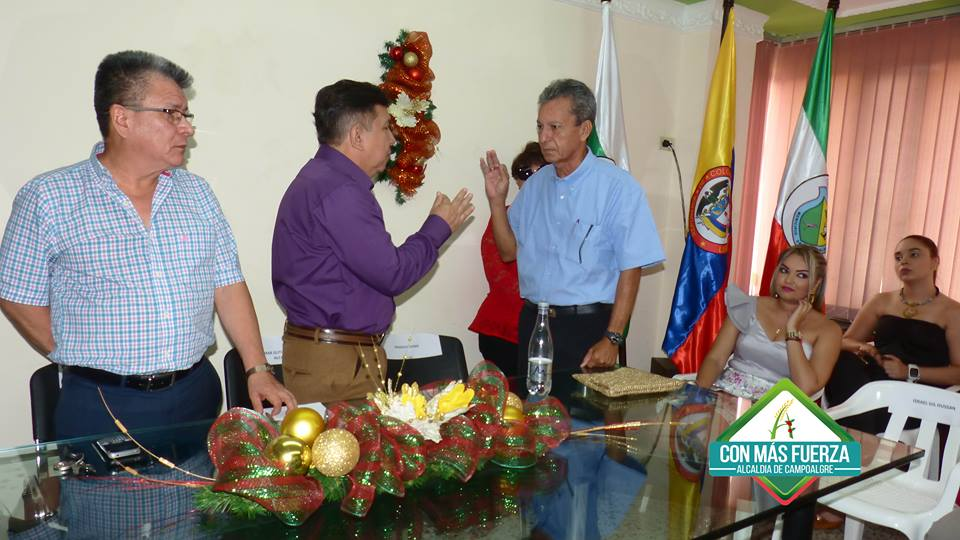 Asumen nuevos funcionarios en la alcaldía de Campoalegre 1