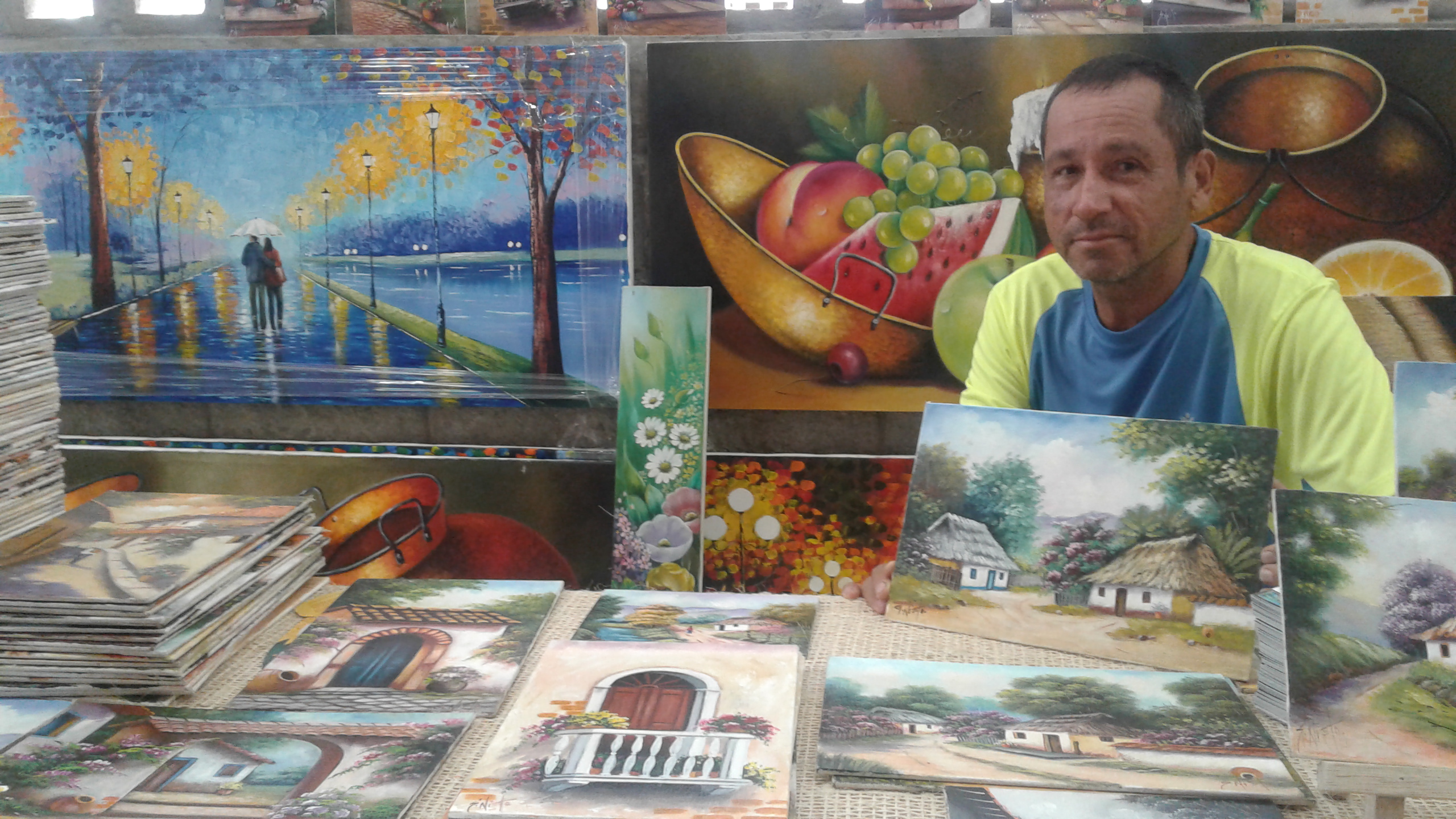 Pintores huilenses participan de intercambio cultural entre Colombia y España 2