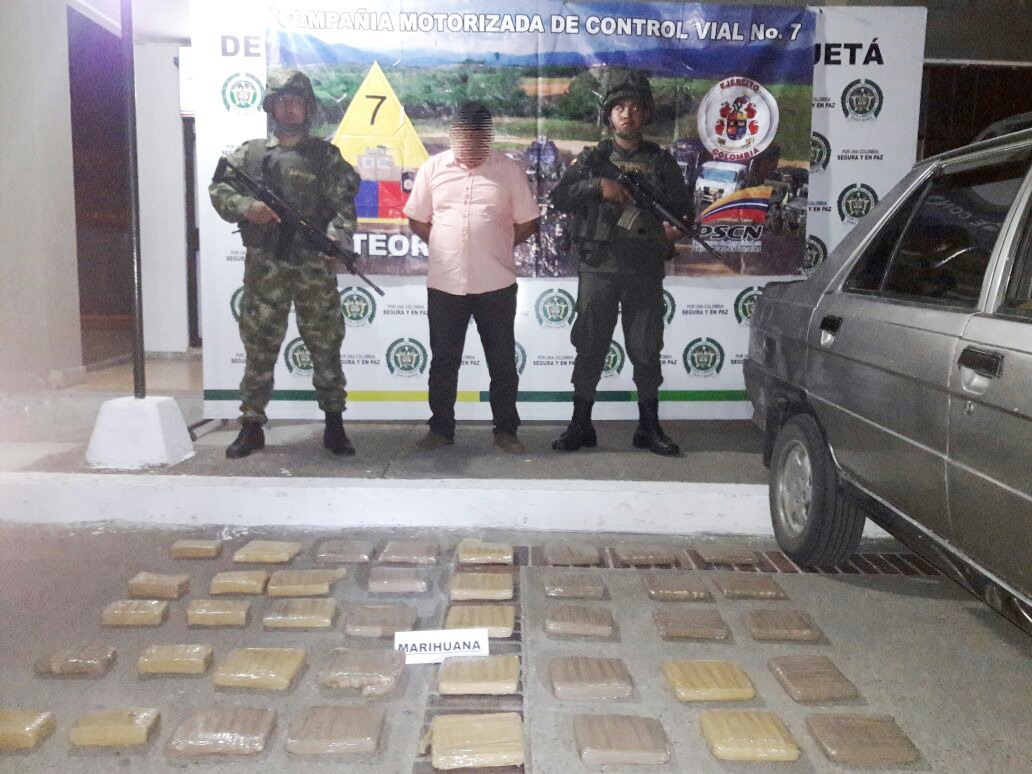Cae cargamento de marihuana en la vía Suaza - Florencia 1