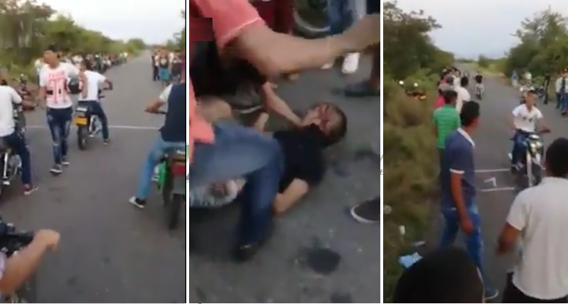 Accidente tras piques ilegales en Aipe, un motociclista quedó con muerte cerebral 1