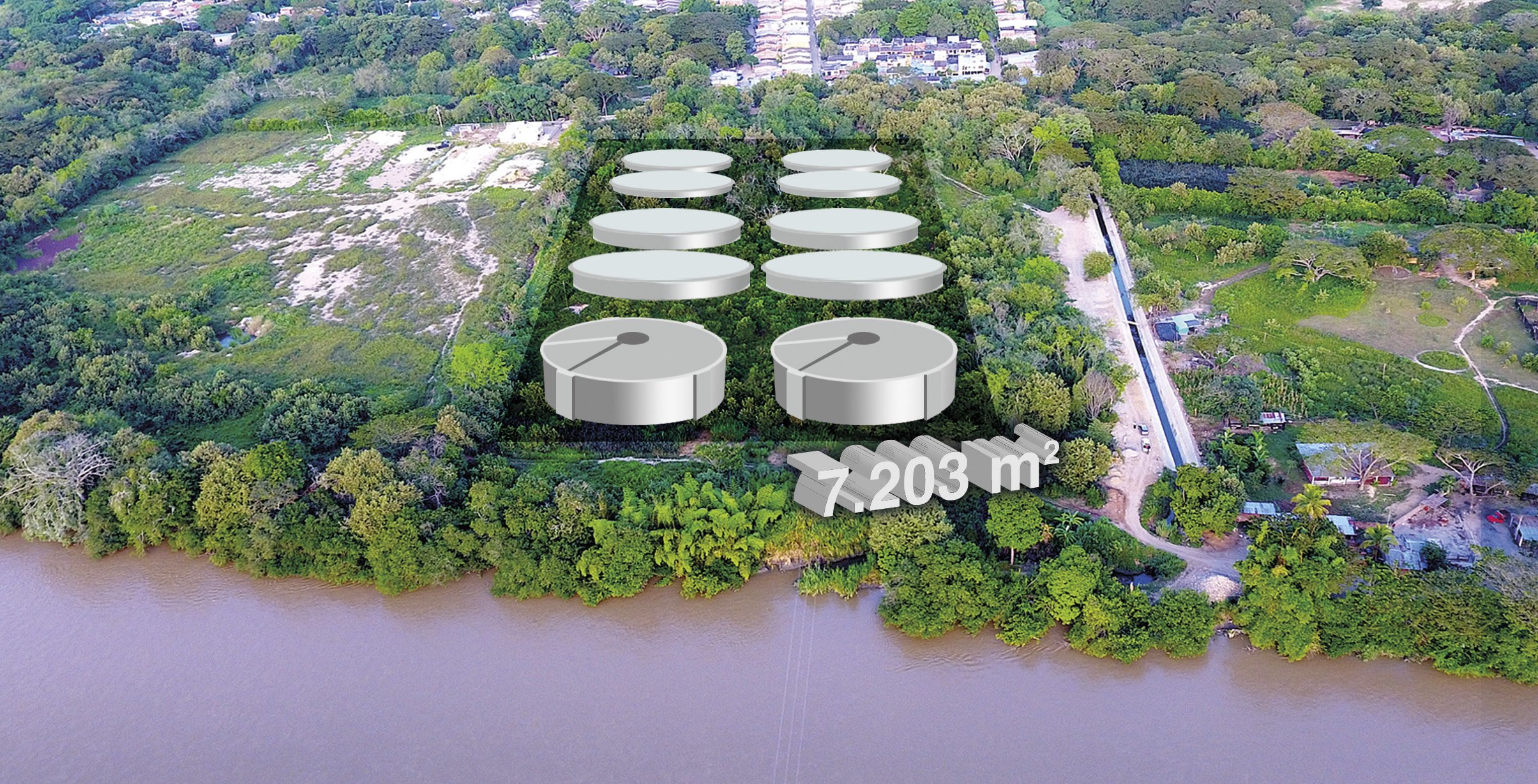 Ultiman detalles para presentación del nuevo diseño de la PTAR de Neiva 3