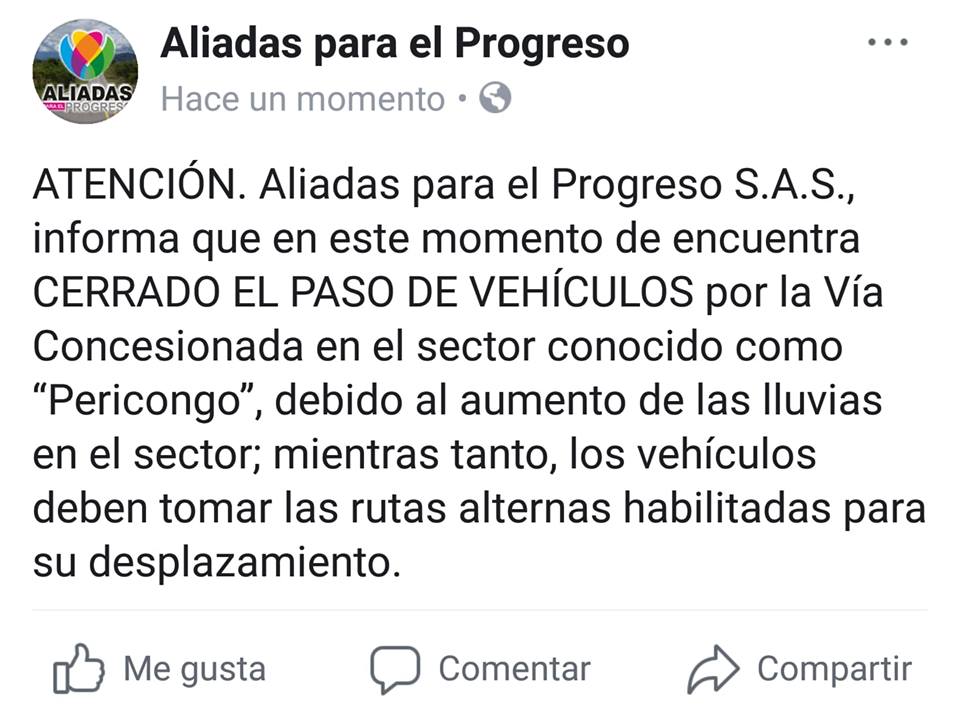 VIDEO: Intensas lluvias complican la movilidad en el sur del Huila 2