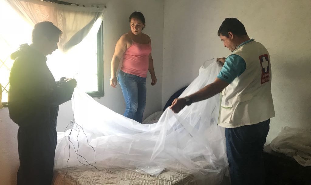 Más de 500 toldillos para prevenir del dengue y la leishmaniosis, fueron entregados en Neiva 2