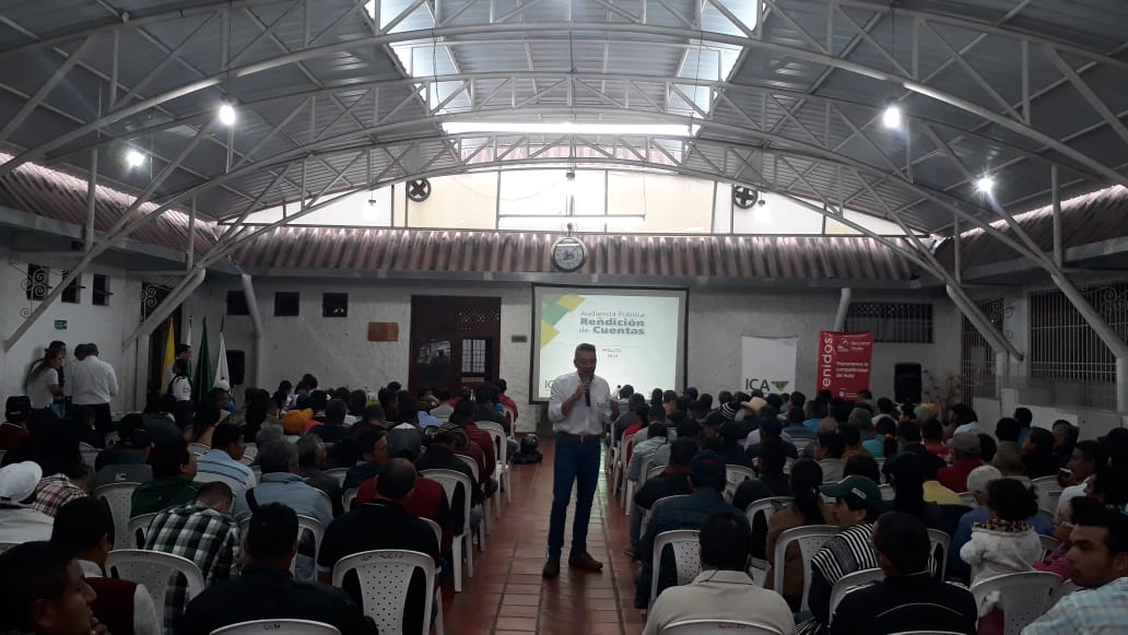 El ICA en el Huila, rindió cuentas de su gestión en el primer semestre de 2018 2