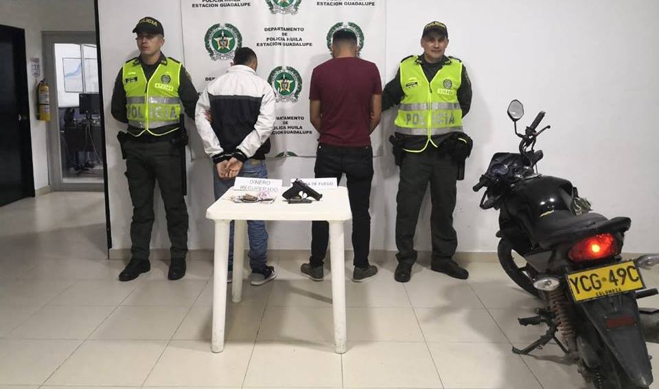 Presuntos asaltantes de agencias de giros y chance fueron capturados 1