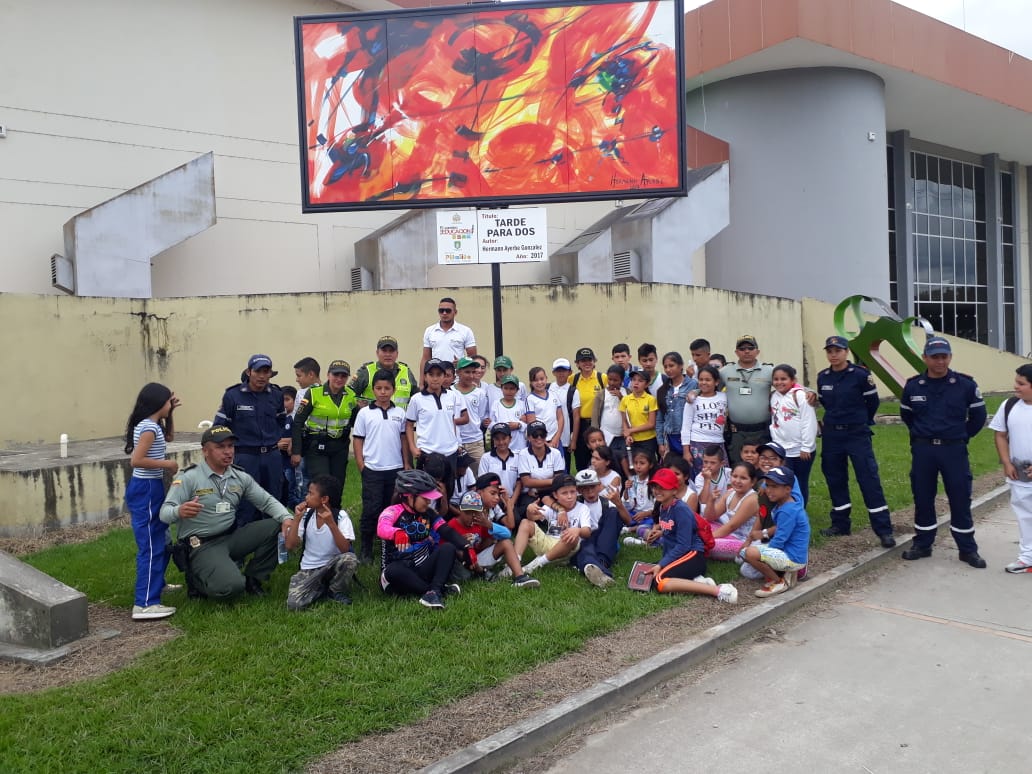 Recorrido por sitios de interés Cultural y Patrimonial de Pitalito, hizo la Policía de Turismo del Huila 3