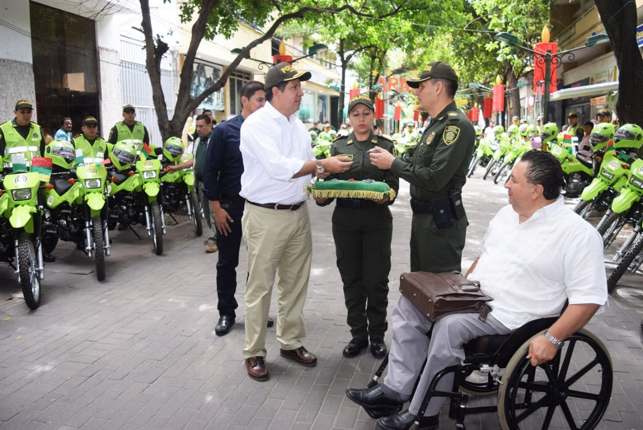 28 nuevas motocicletas fueron entregadas a la Policía Metropolitana de Neiva 3