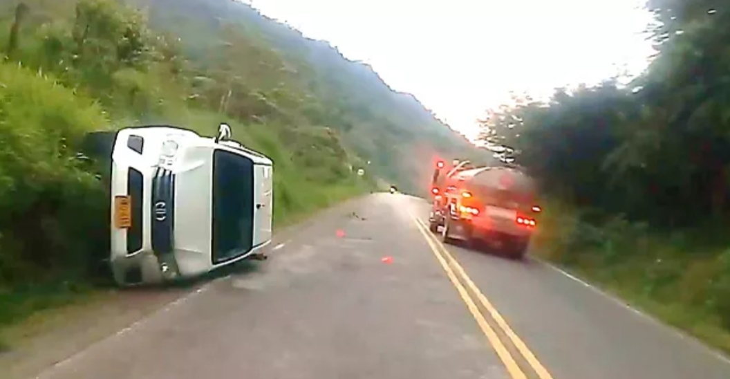 Accidente de tránsito en la vía Pitalito - Mocoa, se presentó este jueves 1