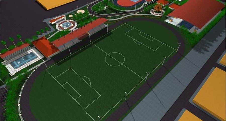 Proyectan construcción de moderno complejo deportivo en Baraya 2