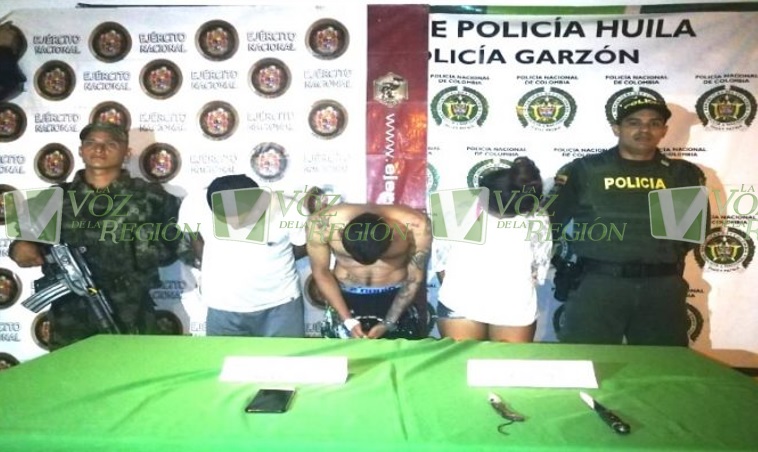Capturados presuntos atracadores en La Jagua Garzón 5