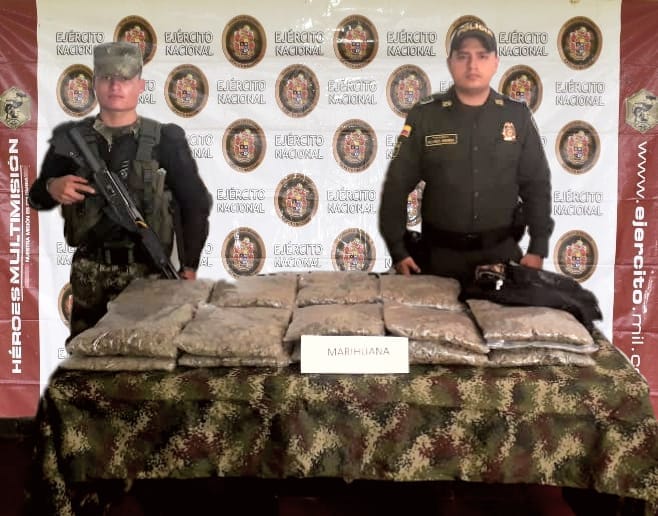 Ejército incautó nuevo cargamento de marihuana en cercanías a Tesalia 1