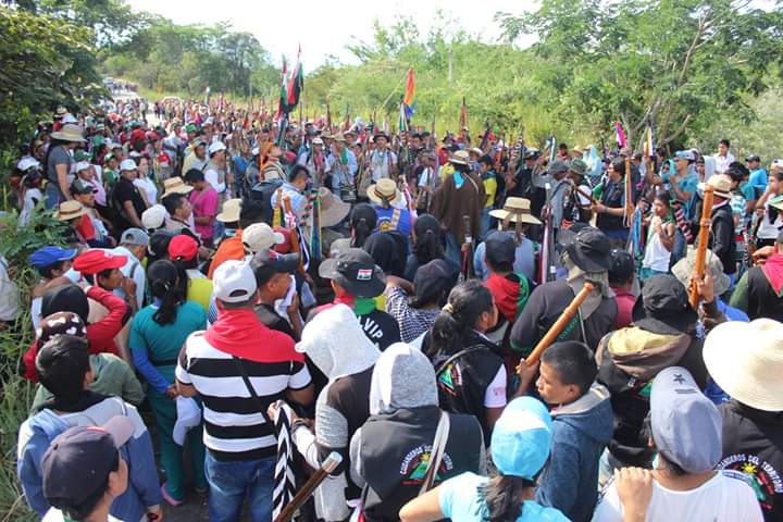 Cerca de dos mil indígenas del Huila siguen concentrados en Hobo 6