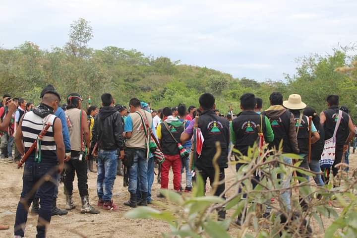 Cerca de dos mil indígenas del Huila siguen concentrados en Hobo 4