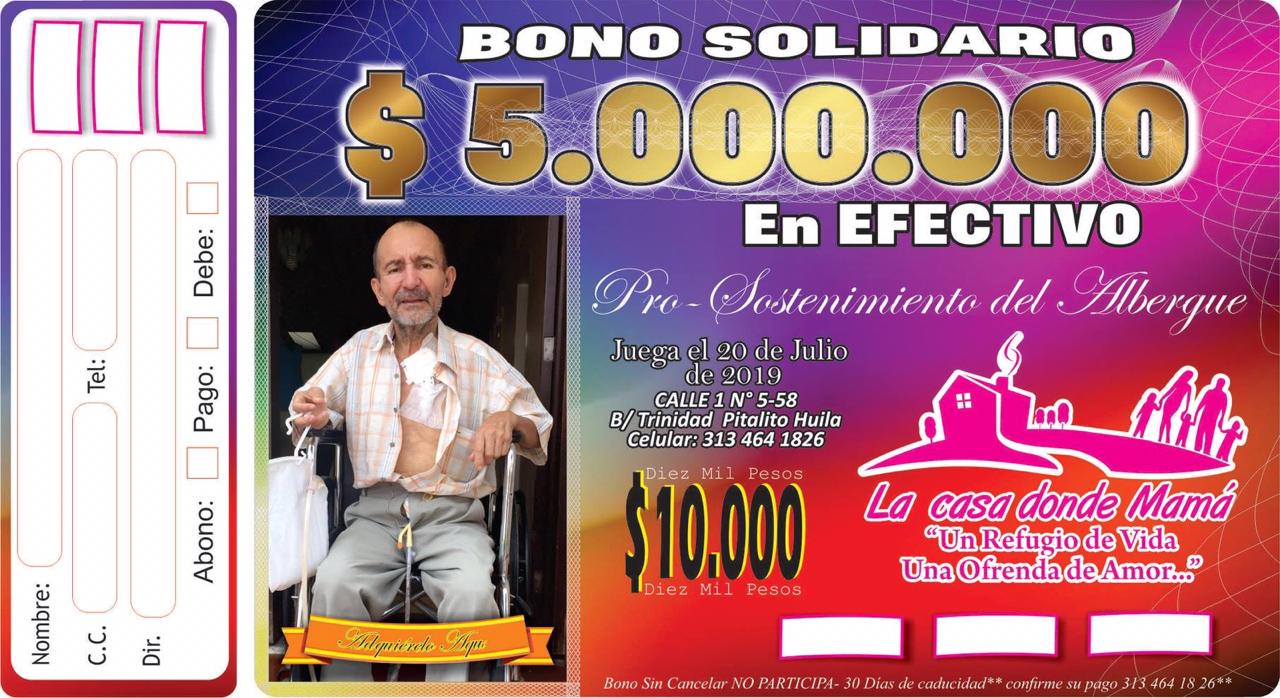 Campaña de apoyo ciudadano al Hogar La Casa donde Mamá en Pitalito 2