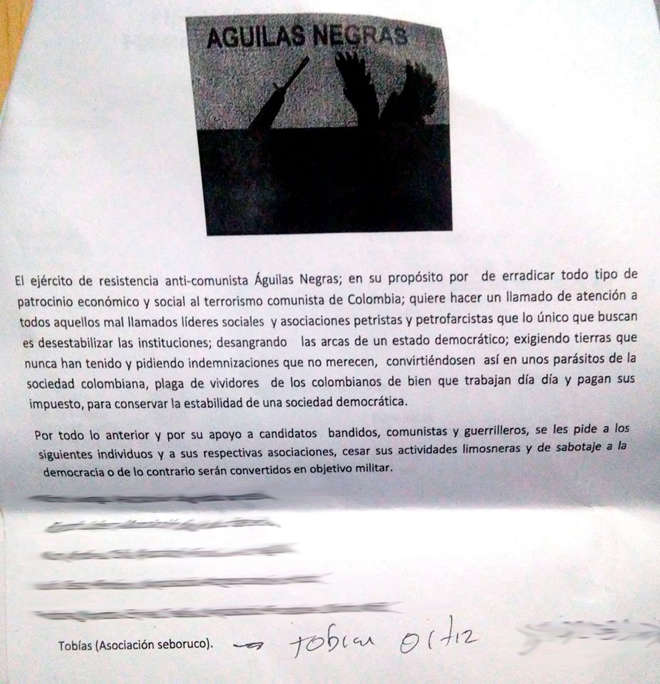 Denuncian atentado contra la vivienda de un líder social de Campoalegre 3