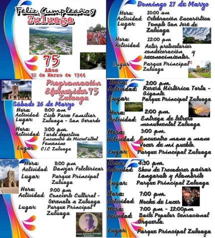 Preparan celebración del aniversario 75 de fundación de Zuluaga Garzón 3