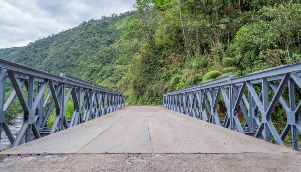 Por gestión ante Invias, instalaron puente militar en zona rural de San Agustín 1