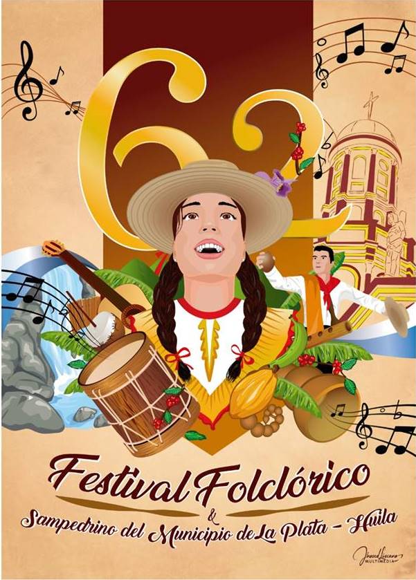 Definido afiche oficial para las fiestas sampedrinas en La Plata 3