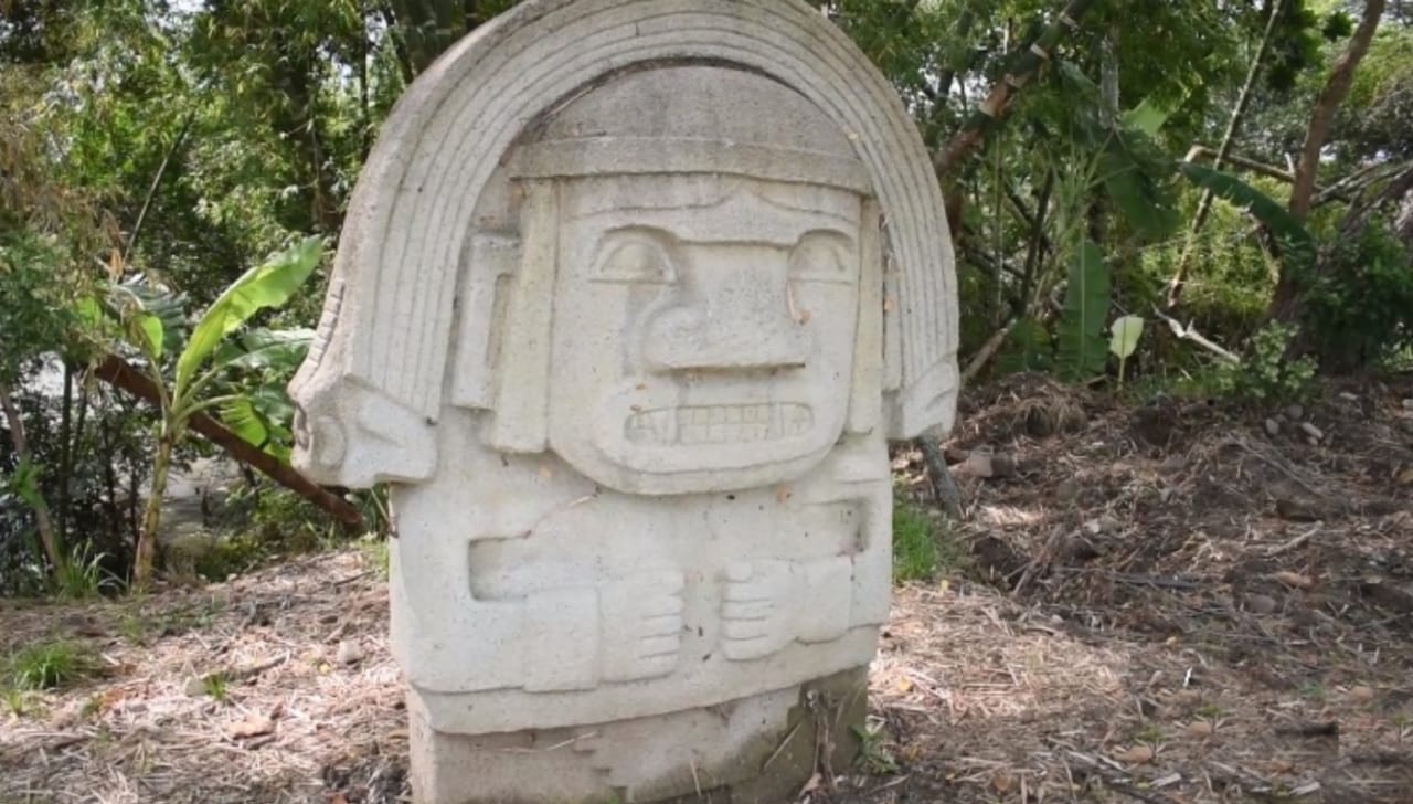 Réplicas de la estatuaria agustiniana fueron ubicadas en zona de ingreso a Palermo 1
