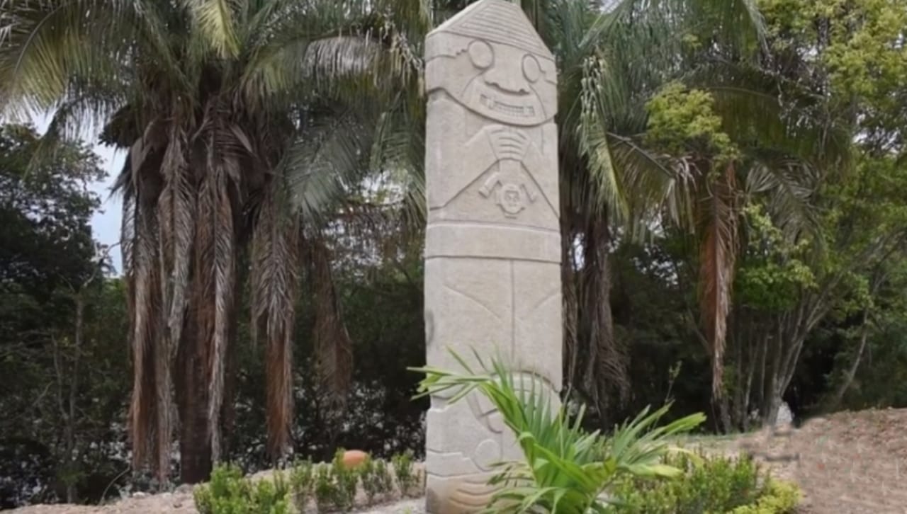 Réplicas de la estatuaria agustiniana fueron ubicadas en zona de ingreso a Palermo 2