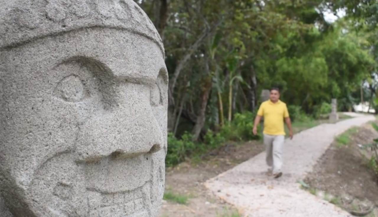 Réplicas de la estatuaria agustiniana fueron ubicadas en zona de ingreso a Palermo 4