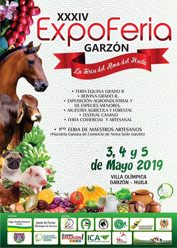 Garzón se prepara para realizar la versión 34 de su Expoferia 2