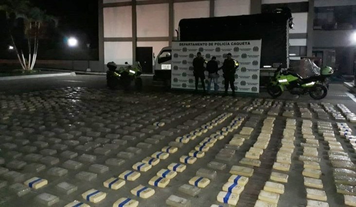 Millonaria incautación de marihuana en la vía Suaza-Florencia 1