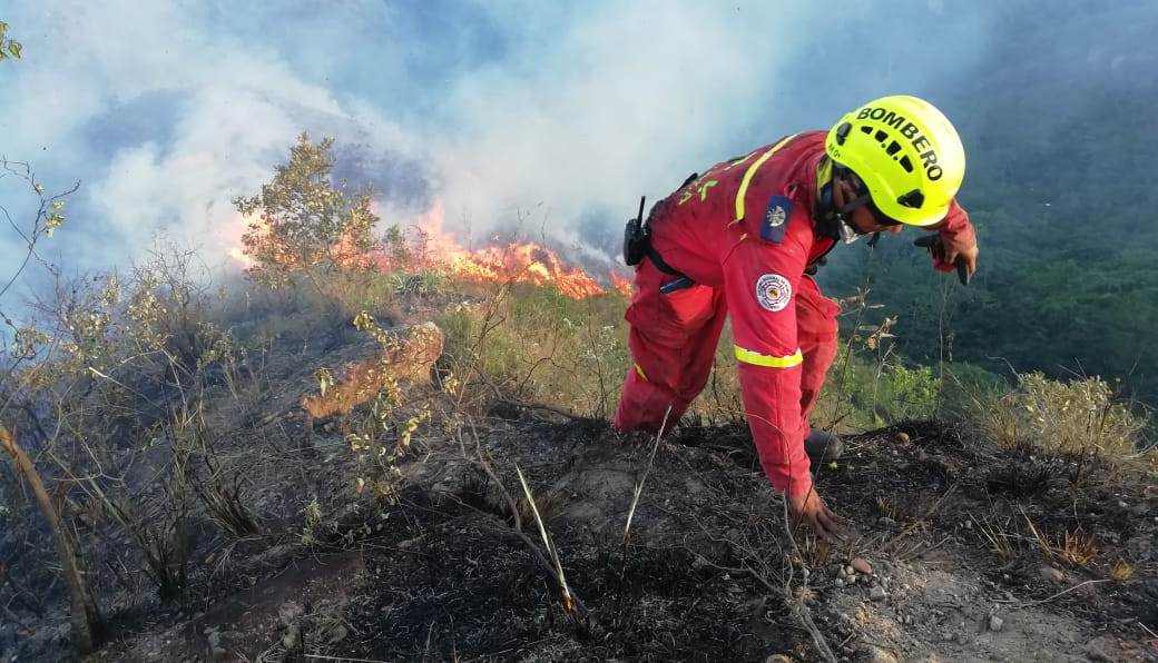 19 hectáreas de terreno arrasadas por el fuego en zona rural de Suaza 3