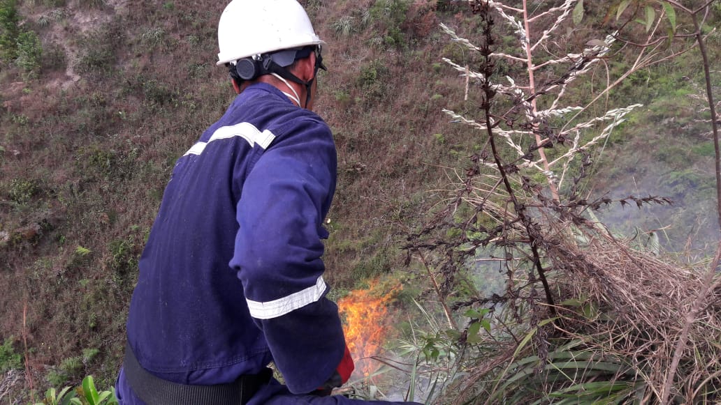 19 hectáreas de terreno arrasadas por el fuego en zona rural de Suaza 2