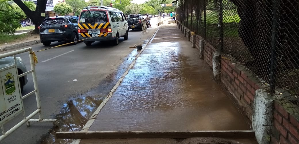 Neiva completó 23 mil metros cuadrados de andenes y separadores 4