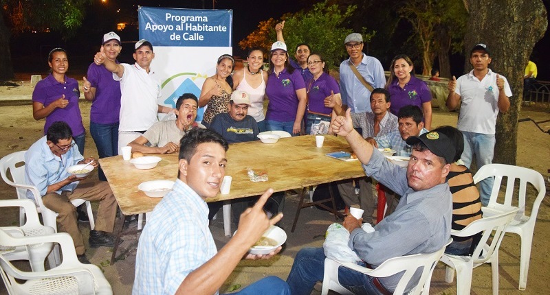 Jornada de apoyo social para los habitantes de calle en Neiva 1