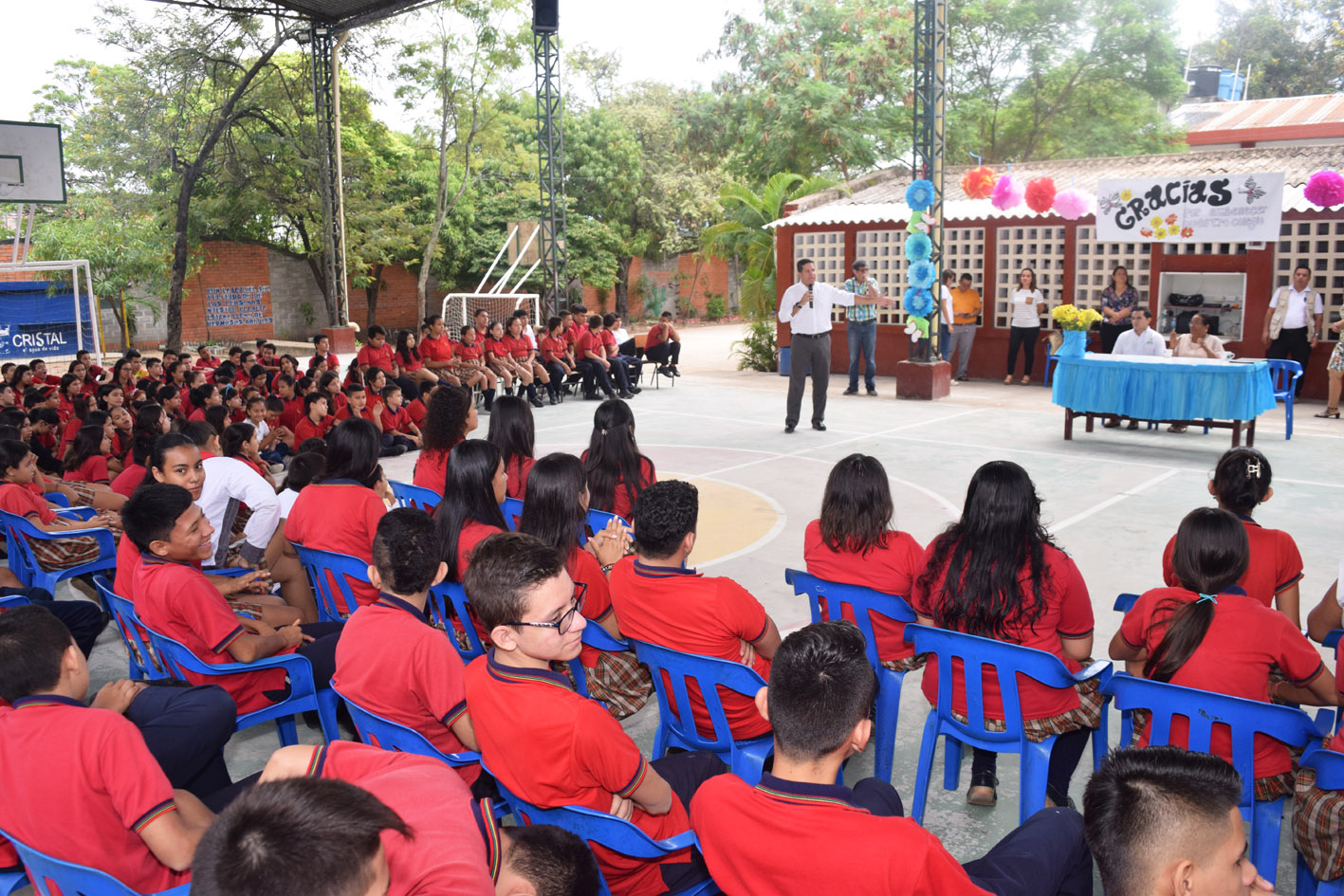 Institución Educativa Guillermo Montenegro de Neiva, fue remodelada 1