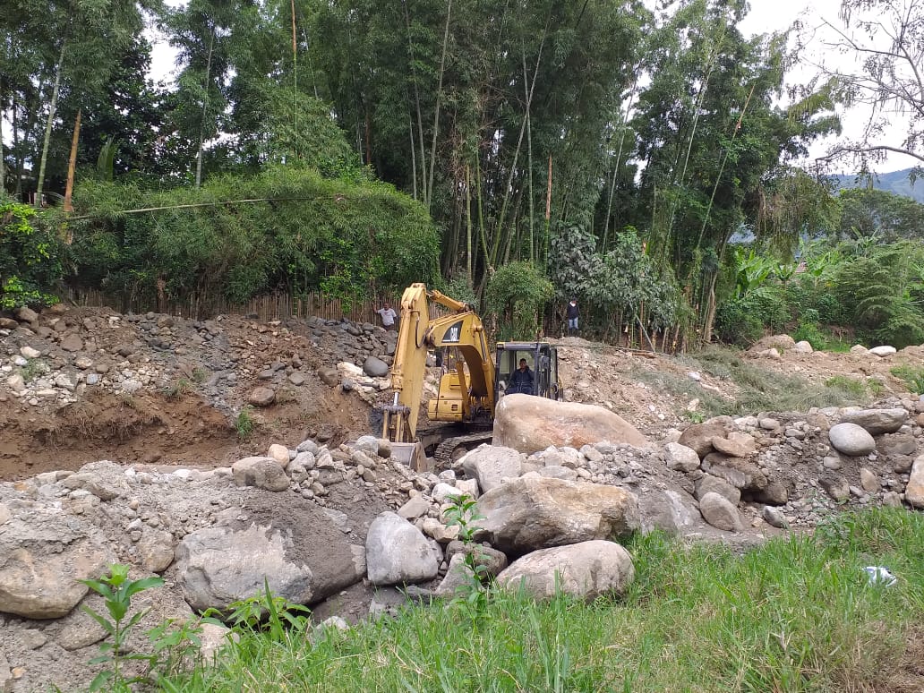 Obras para mitigar el riesgo avanzan en Algeciras y Campoalegre 3
