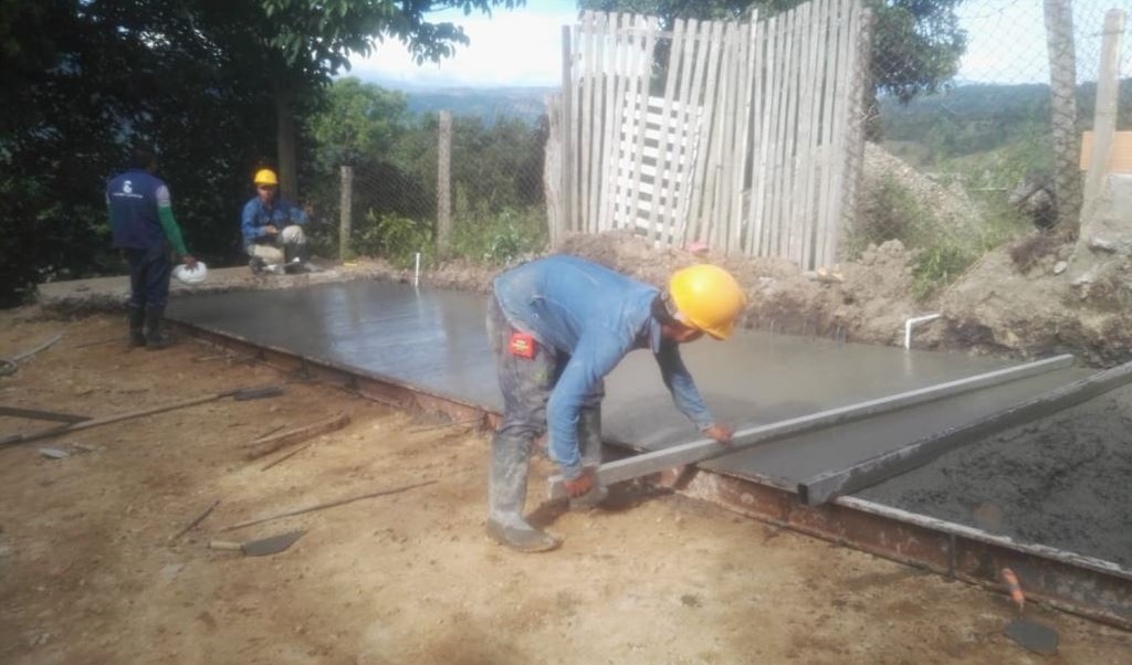 Satisfacción en Oporapa por avance en obras de pavimentación urbana 2