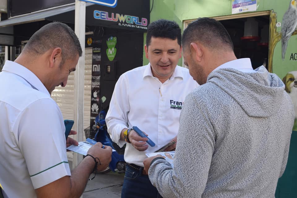 Campaña de Franky Vega, recorre las calles de Pitalito 2