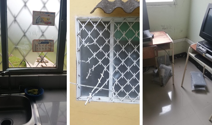 Indignación por saqueo a sede educativa en vereda de Garzón 1