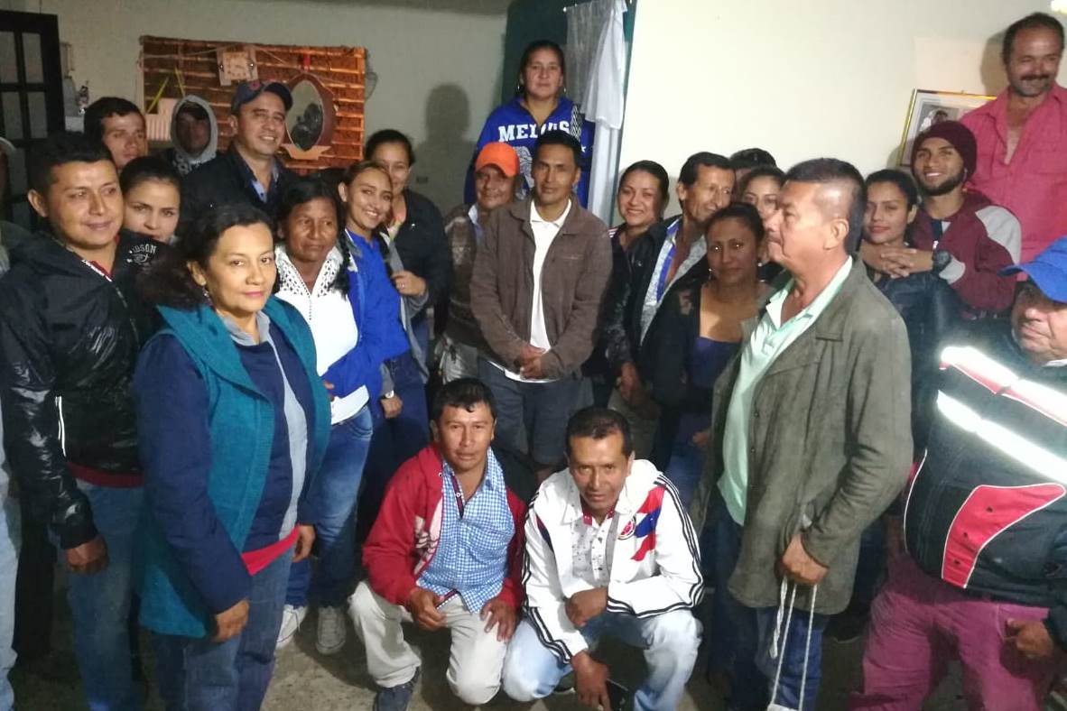 Froilán Hernando Cabrera Campo recibe masivos apoyos en Suaza 2