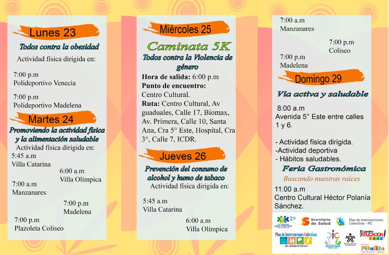 Inició la Semana de Hábitos y Estilos de Vida Saludable 2