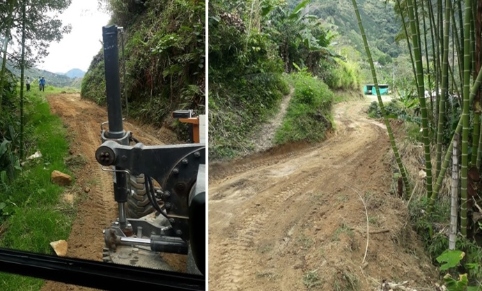 Positivo balance en labores de mantenimiento vial rural en Tesalia 1