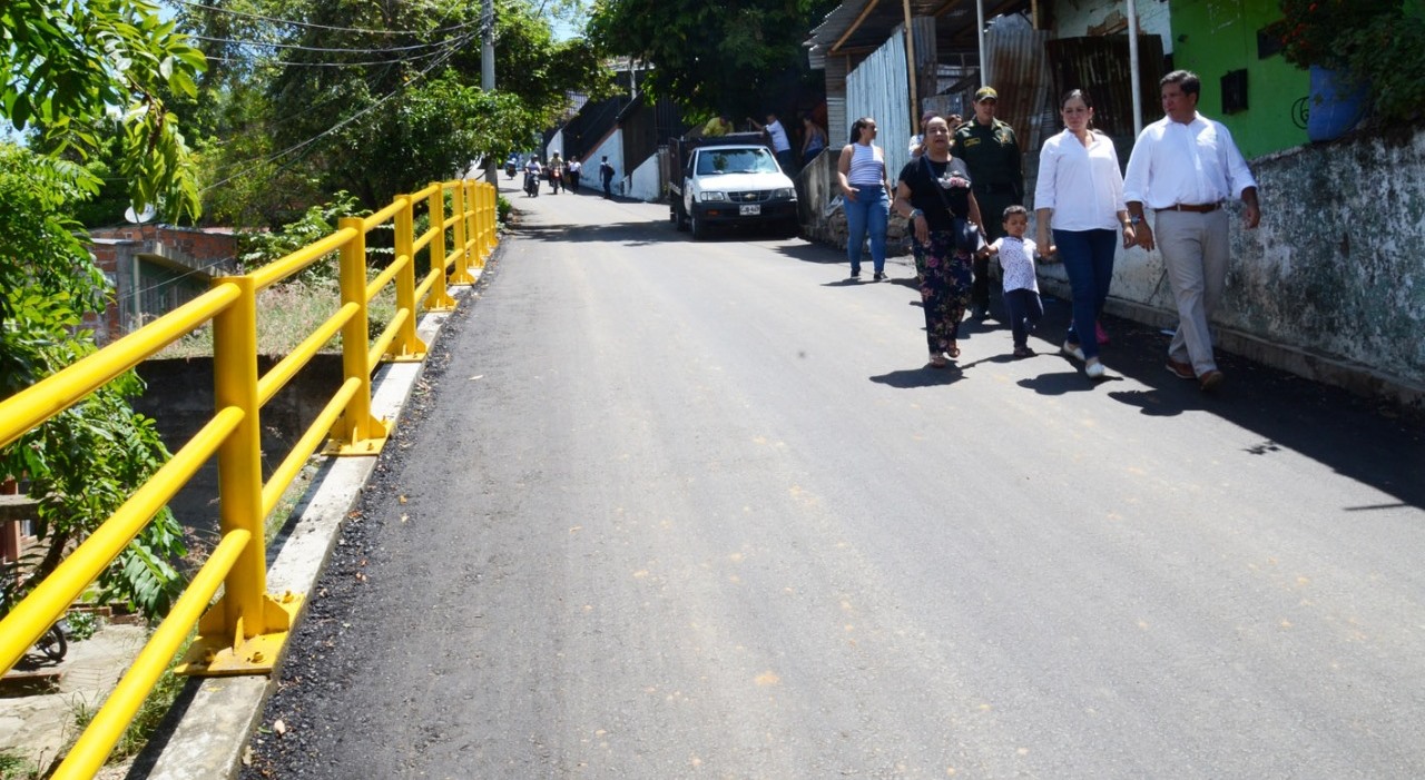Obras viales en el barrio La Libertad de Neiva concluyeron satisfactoriamente 2