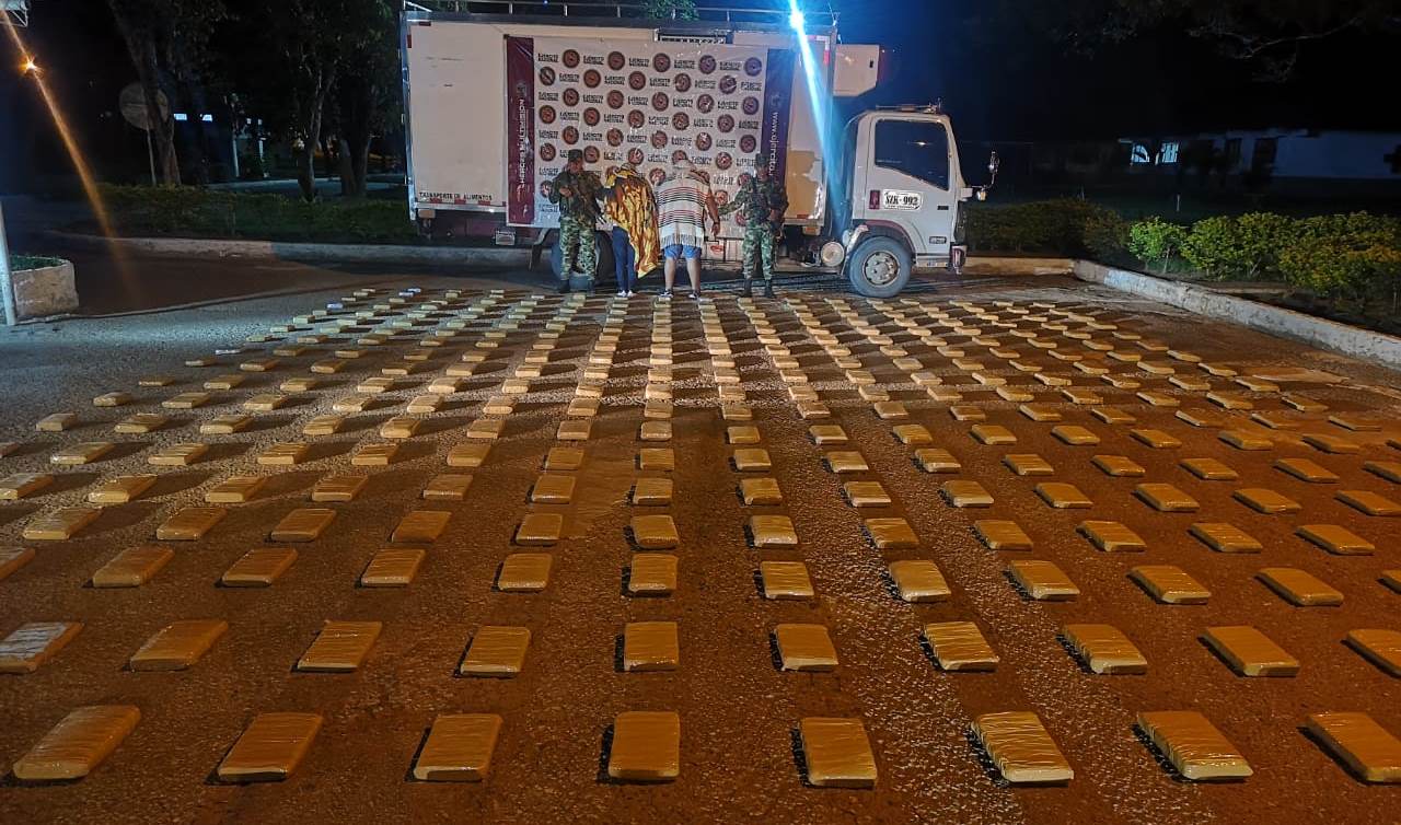 Cargamento de 625 kilogramos de marihuana fue incautado en Isnos 1