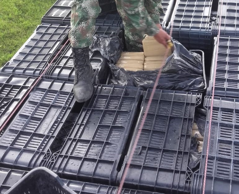 Cargamento de 625 kilogramos de marihuana fue incautado en Isnos 2