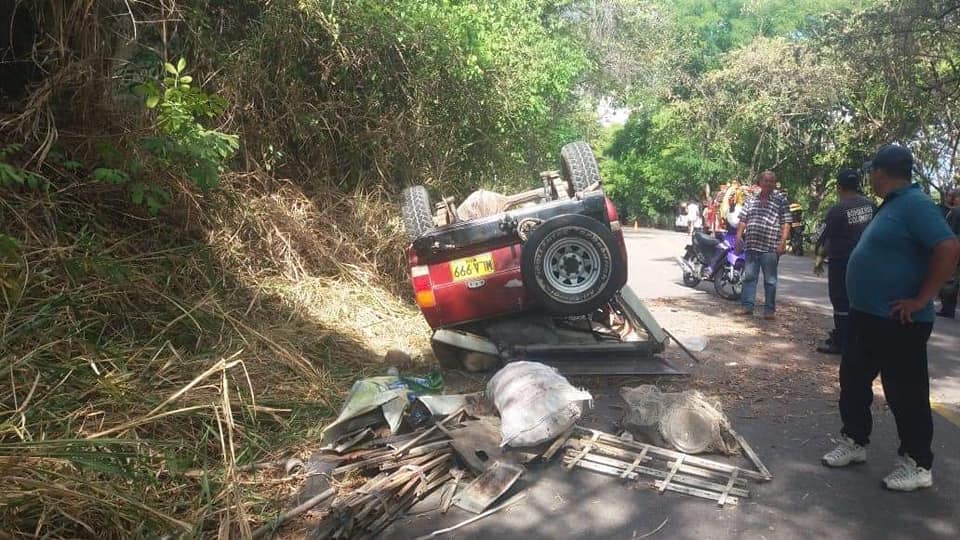 Exceso de velocidad sería la causa de aparatoso accidente en la vía Neiva-Yaguará 2