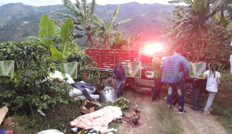 Tragedia por accidente vial se registró en zona rural de Palestina 1