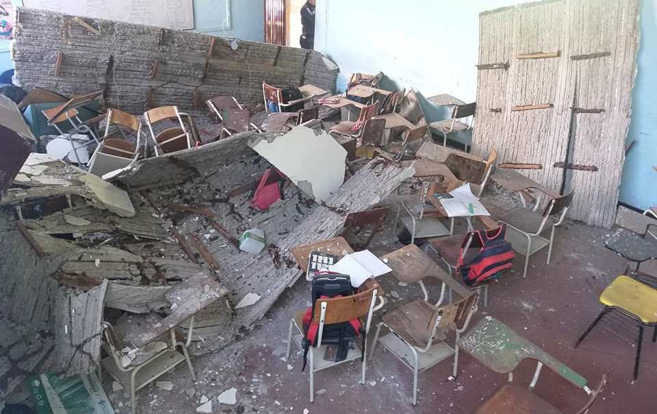 Accidente por colapso del techo en el colegio Santa Librada había sido advertido 1