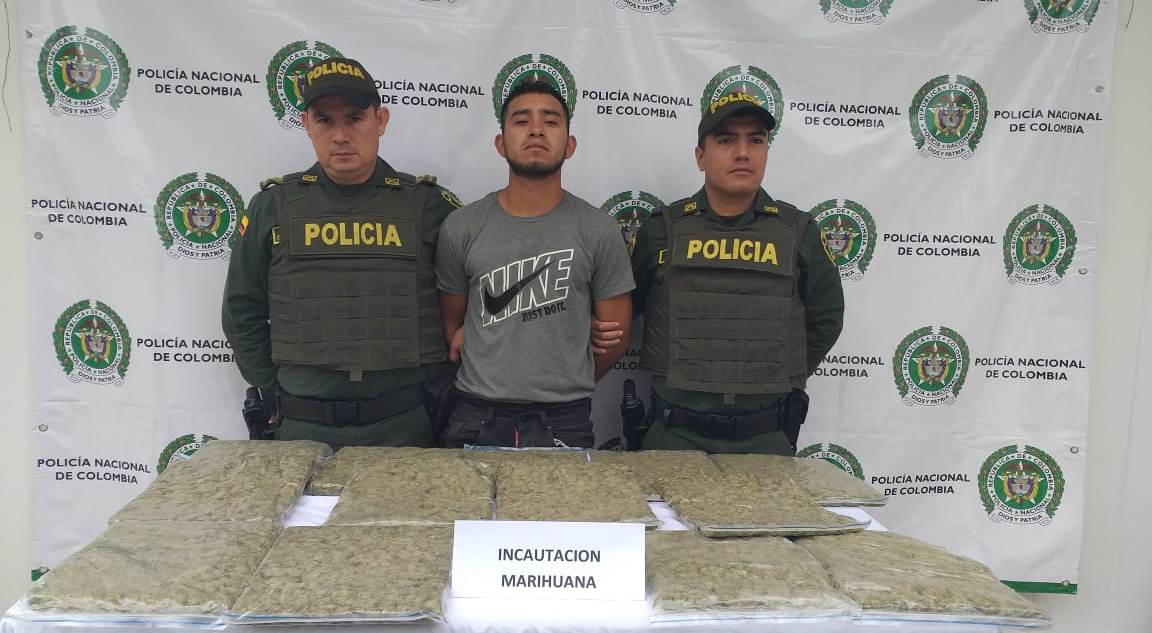 Hombre fue capturado con cargamento de marihuana en La Plata 1