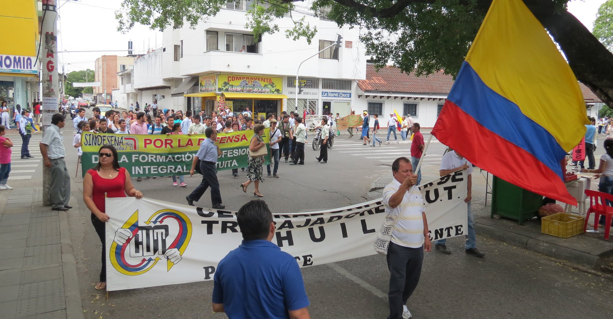 Movilizaciones del paro nacional en Neiva, Campoalegre, La Plata, Garzón y San Agustín 3