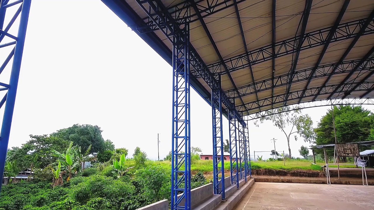 Nueva cubierta para el polideportivo en la vereda Bajo Pescador en La Plata 1