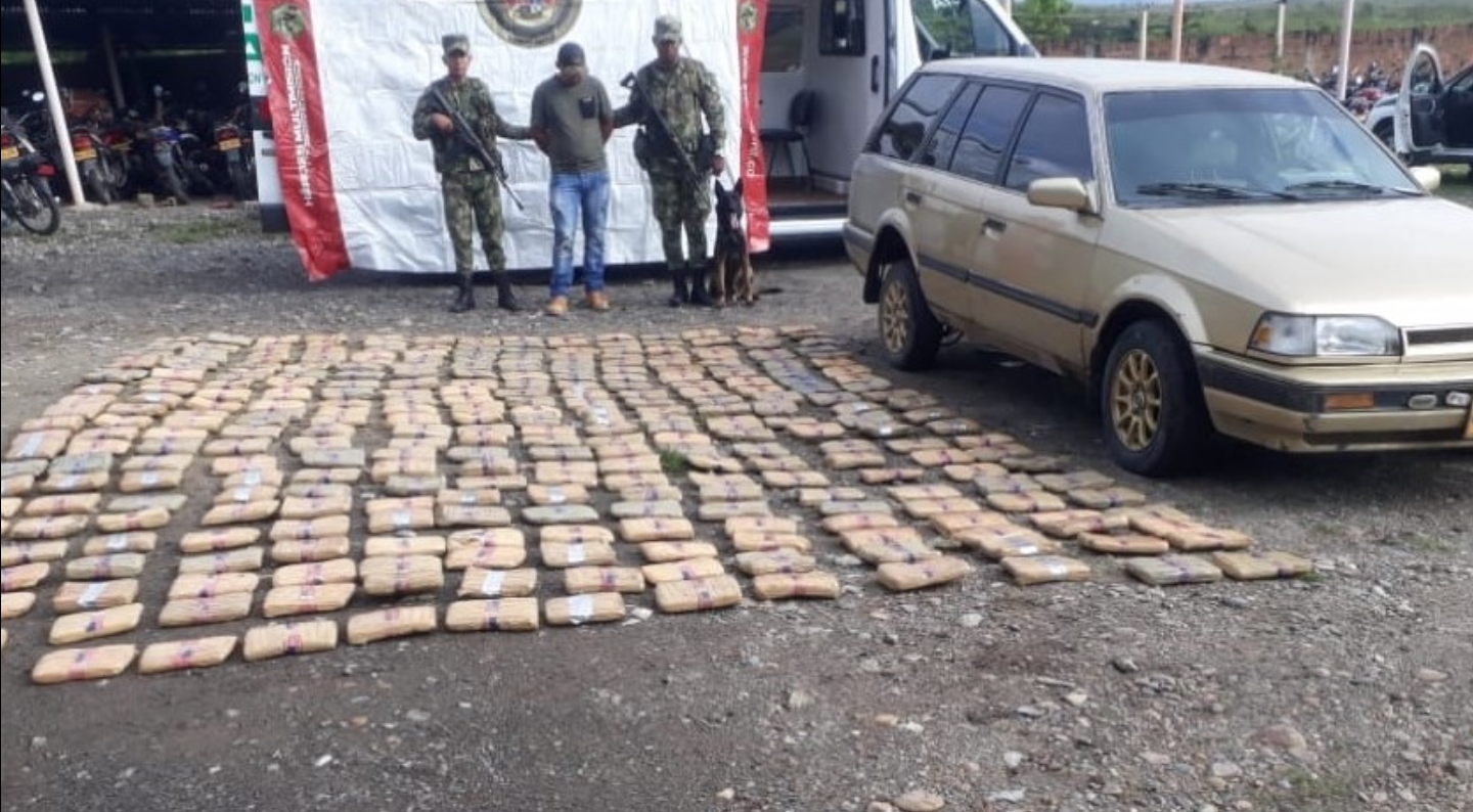 Millonaria incautación de marihuana en el occidente del Huila, hicieron las autoridades 4