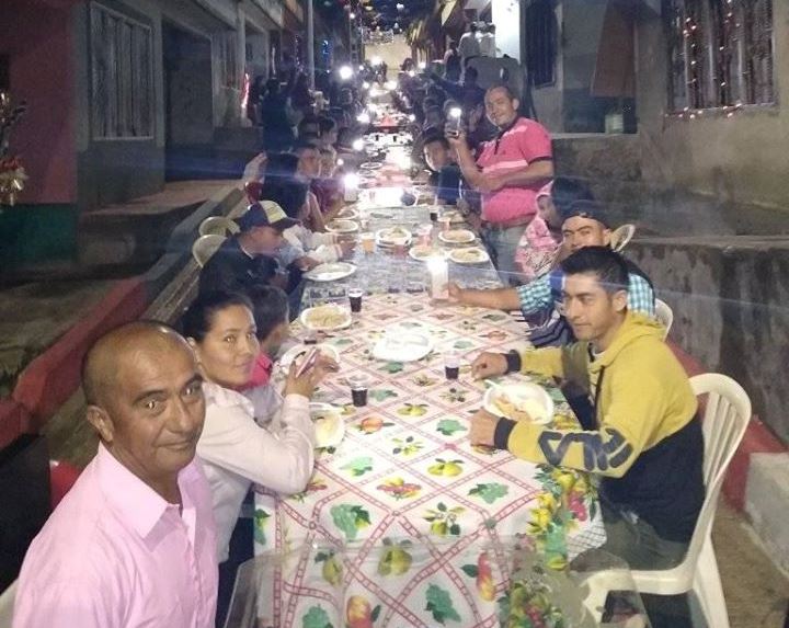 La cena navideña más bonita de Colombia se hizo en La Argentina 1